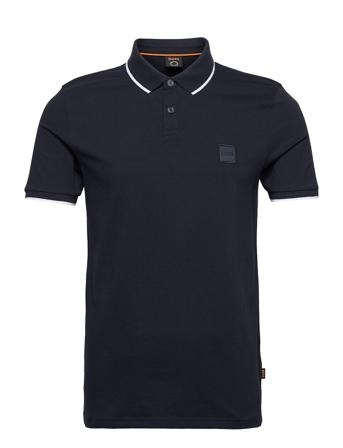 Passertip Polos Short-sleeved Svart BOSS