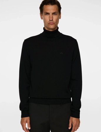 J. Lindeberg Kaden Merino Turtle Neck - Black - M