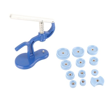 Urværk Bagkasse Presse Lukker Presse Reparation Krystal Glas Montering Urmager Værktøj Med 12 Matricer