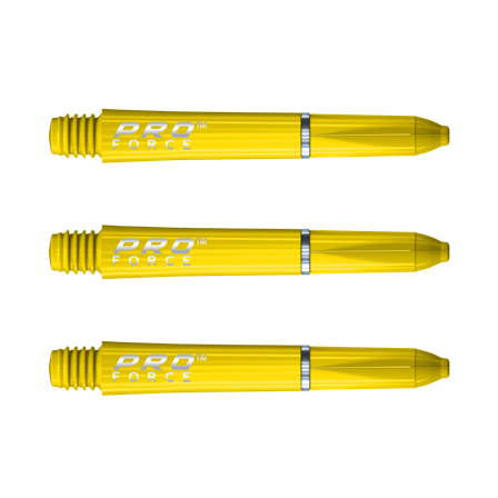 Ejes Winmau Pro Force | Winmau Corta / Amarillo