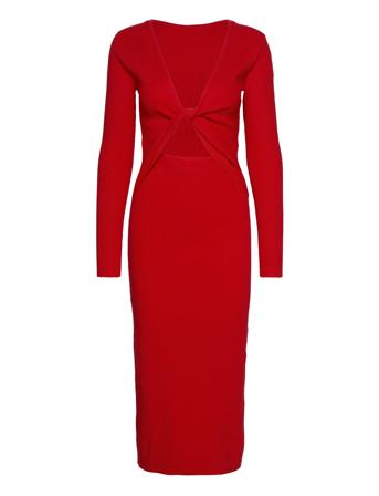 Lela Jenner Dress Dresses Bodycon Dresses Rød Bzr