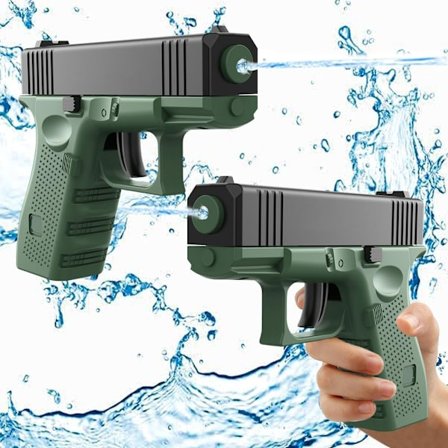 Pieces Mini Vandpistoler, Lille Vandpistol til Børn, Mini Vandlegetøjspistol, Plastik Vandpistol Legetøj, Udendørs Pool Vandkamp Strandlegetøj (N)