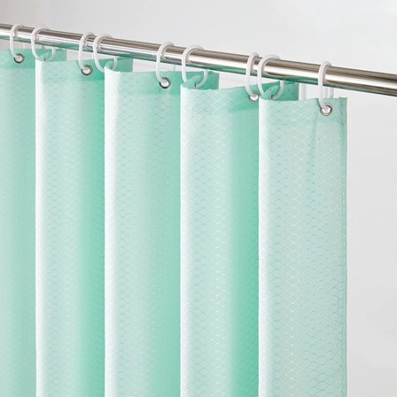 Suojusverho, mintunvihreä, 180 x 180 cm, homeenkestävä, poly