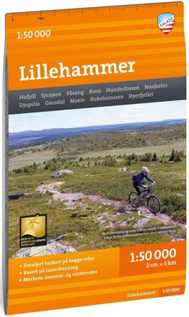 Calazo Turkart Lillehammer 1:50 000 - Calazo