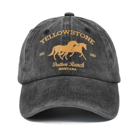 Graffiti trykt baseball caps Yellowstone trykt caps gul baseball caps mønster farge caps