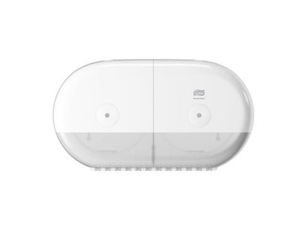 TORK Dispenser T9 SMARTONE Twin vit - Lyreco - Städ och hygien - Toalettpapper och torkpapper - Hållare - Toalettpapper rulle