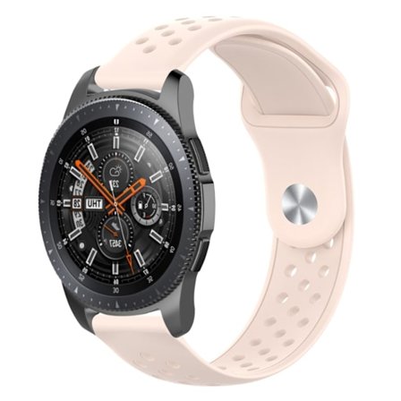 22 mm Samsung Galaxy Watch (46 mm) klockarmband i silikon - Ljusrosa