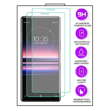 2-pack Sony Xperia 10 Iii - 9h Härdat Glas Transparent