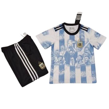 23-24 Argentina Champions Cup anpassad träningsdräkt kortärmad tröja T-shirt Ronaldo NO.7 S