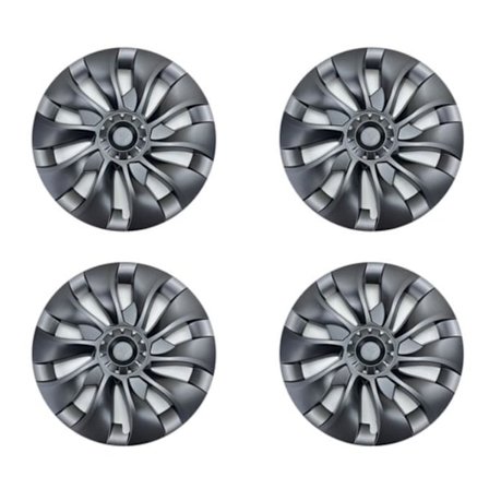 4-pakkauksen navetinsuojuksia Turbine, yhteensopivia Tesla Model