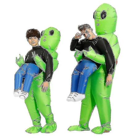 Halloween Rolig Scenföreställning Rekvisita Alien Uppblåsbar Kläder Cartoon Dockor Barn Vuxen Fest Festival Scen Cartoon Dock Heminredning-Xin Fit 
