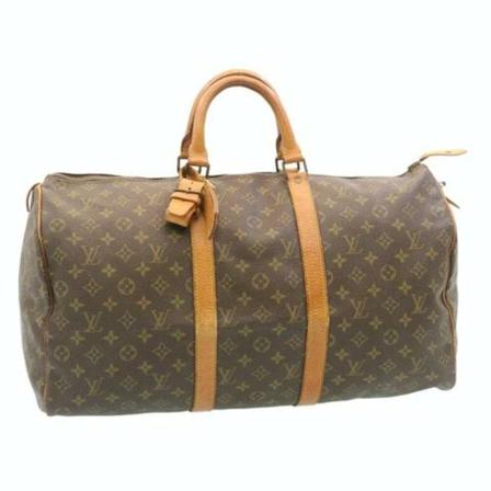 Louis Vuitton Vintage, Pre -owned Keepall 50 Bruin, Dames, Maat:ONE Size