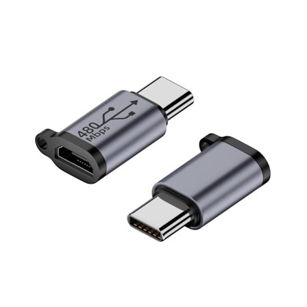 Usb-C til Micro USB Adapter Type-C hun til mikro usb han konverter stik