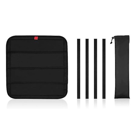 16 tum x 16 tum Vattentät förtjockad magnetisk husbilsfönstergardin, hopfällbar magnet husbilsmörkläggningsventilationskåpa