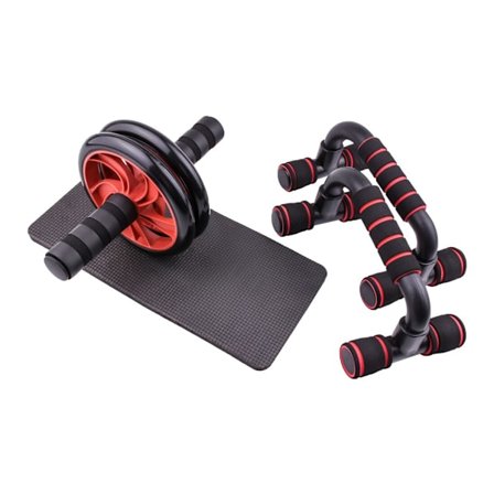 AB Power Wheels Roller Machine Push-up Bar Stativ E