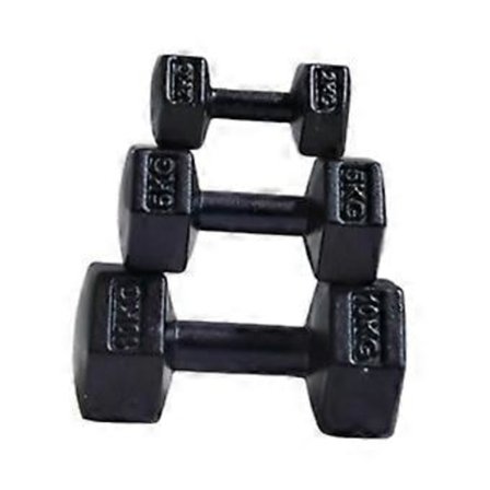 3 Deler Mini Sportslekesett, Dukkehus Hantel Sportstilbehør, Dukkehus Gymmanual Miniatyr Kettle Bell, for Barn (svart)