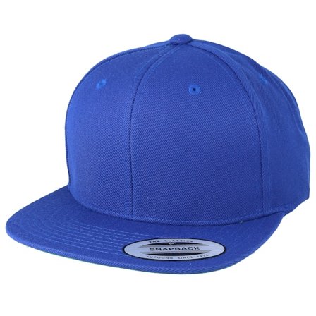 Yupoong - Bleu snapback Casquette - Royal Snapback @ Hatstore