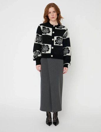 crās Kiacras Cardigan - Black - 40