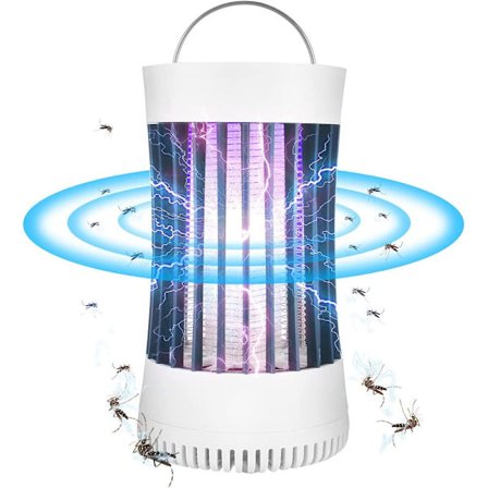 Portable Electronic Rechargeable Mosquito Fly Killer Light/Bug Zapper for Summer Travel,
