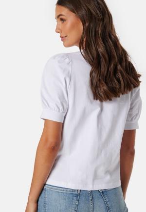 VERO MODA Vmkerry 2/4 O-Neck Top Bright White XS Bright White T-skjorter Dam