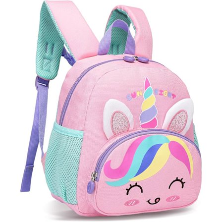 Barnryggsäck Liten Ryggsäck, Förskola Ryggsäck med Bröstrem, Vattentät Dagisryggsäck för 1-5 År