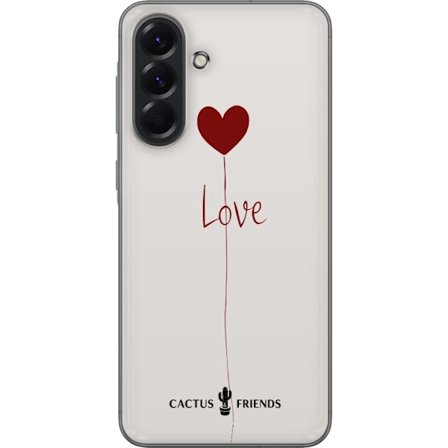 Yhteensopiva Puhelinkuori Samsung Samsung Galaxy A56 Cactus and Friends - Love Balloon Minimal
