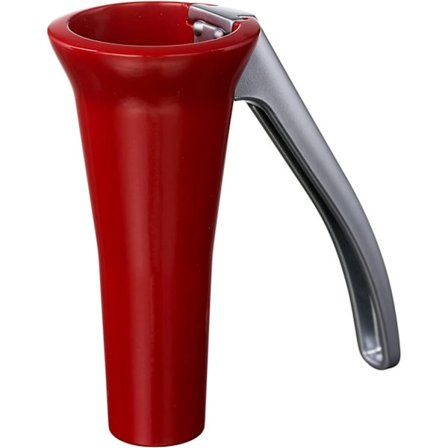 Nøtteknekker i rustfritt stål (rød) - Designet og produsert i Sverige