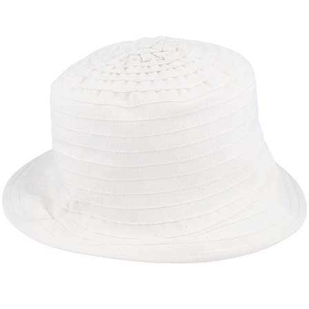 MJM Hats - White - bucket - Hat - Angelica Cotton Off White Bucket - Hatstore