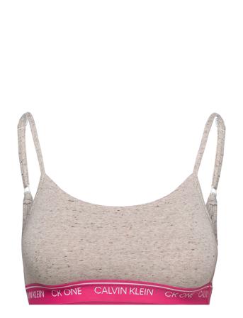 Unlined Bralette Lingerie Bras & Tops Soft Bras Tank Top Bras Harmaa Calvin Klein