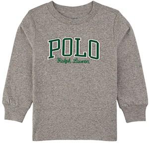 Kids - Ralph Lauren Branded T-shirt Grey 2 Years - Tops - 2 years - Grey - Junge