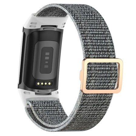 Fitbit Charge 6 / 5 Watch Strap in Nylon - Grey
