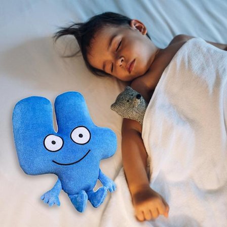 Nummer fyra plyschleksaksfigurer Nummer fyra plysch pojkar Blå barns sovande leksaker Den mest prisvärda!