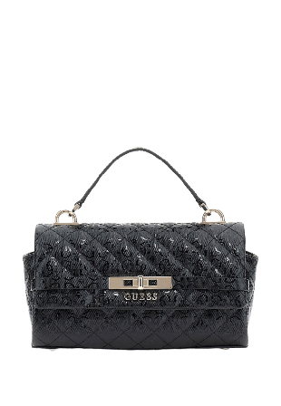 Guess Idra Top handle Flap Handväskor Dam Svart ONESIZE