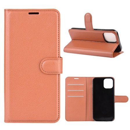 Classic iPhone 12 Pro / iPhone 12 fodral - Brun