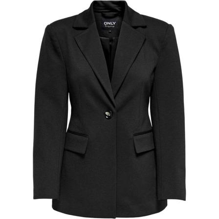 Only, Dora fitted blazer otw black Zwart, Dames, Maat:XS