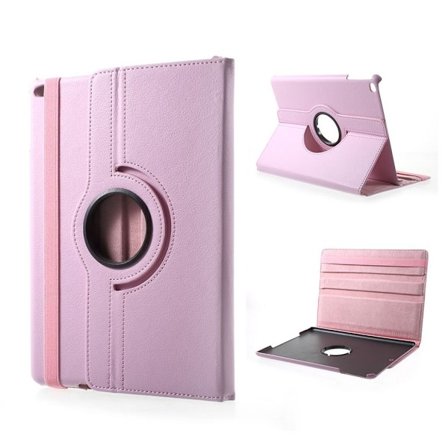 iPad (2017) moderni nahkakotelo - Pinkki