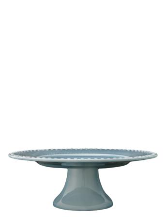 Daisy Cakeplate Large 35 Cm Home Tableware Serving Dishes Cake Platters Blå PotteryJo