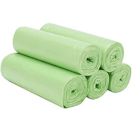 Allright 15 litran 100 kpl biohajoavia roskapusseja, 4 gallonan ruokajäteastioiden vuorauksia, roskakorin vuorauksia keittiöön, makuuhuoneeseen, 