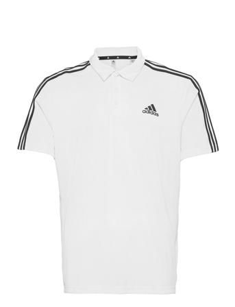 Primeblue Designed To Move Sport 3-Stripes Polo Shirt White Adidas Performance