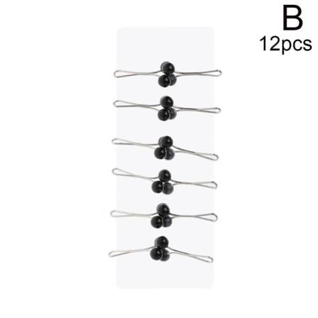 12st Multicolor Huvudduk Sjal Scarf Broscher Pins Pearl Clips