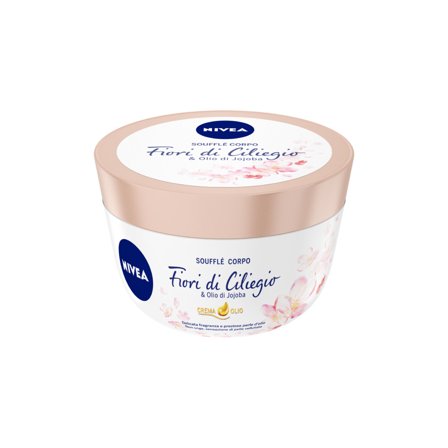 Nivea Soufflé Corpo Fiori Di Ciliegio & Olio di Jojoba Crema