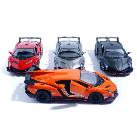 Robetoy Bilar Cars 4312 61547 13cm Metall 1:36 Lamborghini Venen 1. Vinröd