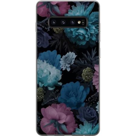 Samsung Galaxy S10 Gjennomsiktig deksel Blomster