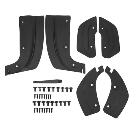 6 stk. Stænklapper til bil PVC Fuld beskyttelse Høj fleksibilitet Udskiftning til Tesla Model Y 2021 til 2023