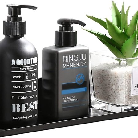 Dusjhylle, ingen boring kreves, dusjhylle, dusjkurv, selvklebende baderomshylle KLB