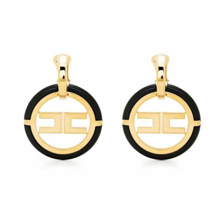 Elisabetta Franchi, Elisabetta Franchi Bijoux Czarny Czarny, Kobieta, Rozmiar: ONE Size