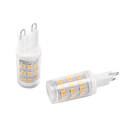 G9 LED-lampor, 3W halogenlampor, G9-sockel energibesparande LED-lampa, naturligt vitt, 360 lm, AC 220-240 V, 10