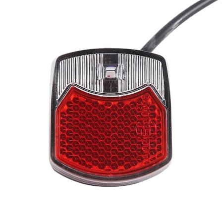 Baklykta LED Cykellampa 6-48V Ebike Baklampa Elcykel Säkerhet Nattkörning Varningsbaklyktor Cykeltillbehör