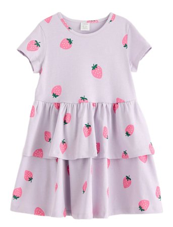 Lindex | Dress Ss Peplum Aop | 122