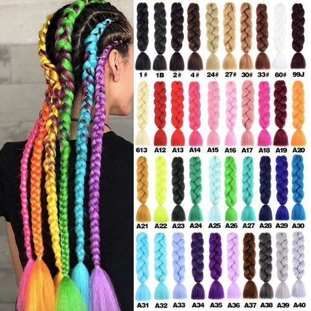 Nya Jumbo -letit, Ombre -letit, Rasta -letit - 30 väriä DarkBrow DarkBrow